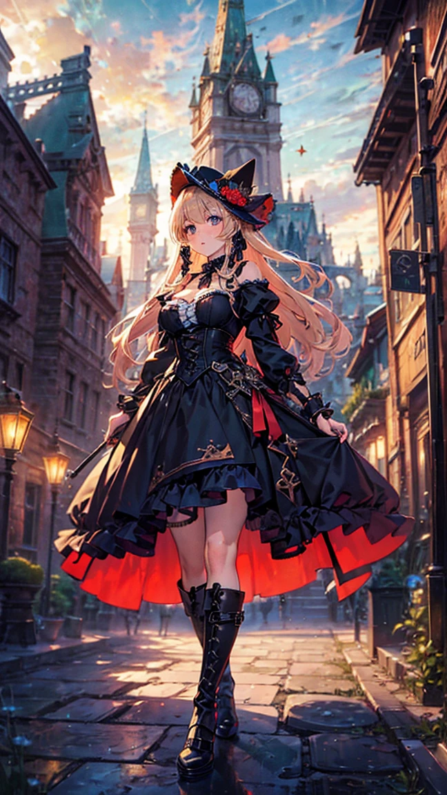 Dark Room Jail Lock handcuffs mini skirt Woman in dress and boots , Baroque Dress, Wearing an elaborate steampunk dress, Elegant Gothic Princess, Victorian Gothic Fashion, historical Baroque Dress dark, Black Gothic Dress, Fantasy style clothing, Rococo Dress, Black Rococo, Fantasy Costume, wearing a Gothic Dress, Romantic Dresses, Gothic Dress,blonde,,Red eyes,city,Long Hair ,Black Hair , Blue Eyes , Straight hair , Thighs , whole body , Standing posture , ((ブルーのLace panties))Lace panties,(Showing panties:1.3), (Panty shot:1.3)Low - Angle,The viewer looks up from below,Displeased Low - Angle,The viewer looks up from below, (Skirt lift:1.3),(Highly detailed blue panties:1.3)、(Highly detailed panties:1.3)、、(スカート that rolls up:1.3)、(Full-fledged panties:1.5)、((女性器からのsemen:1.2)), clitoris, whiteおしっこ, semen, Love Juice, clitoris, white