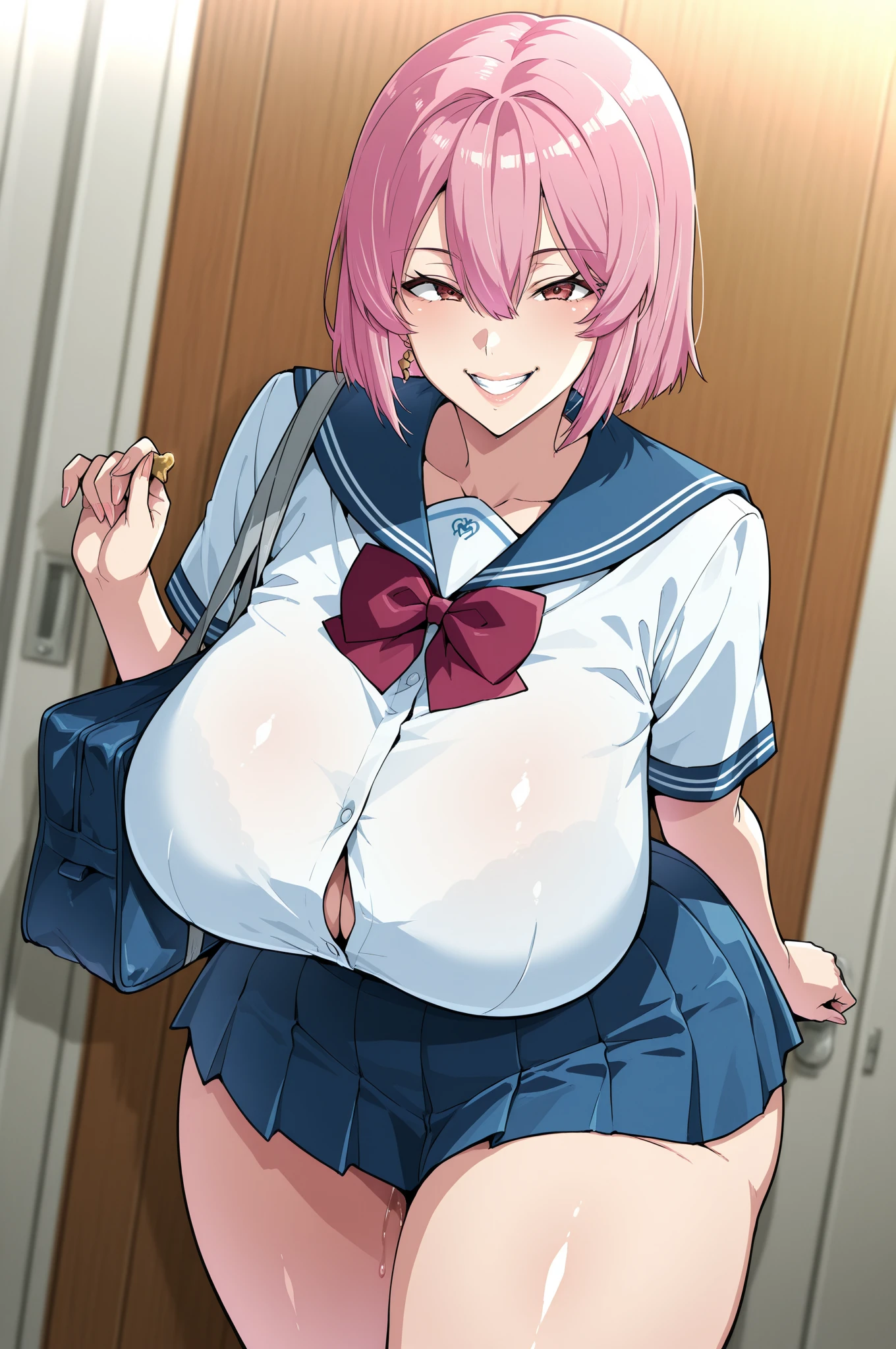 (NSFW, lewd:1.4), (masterpiece:1.4), (best quality:1.4), (ultra-detailed:1.2), (an extremely delicate and beautiful:1.2), (perfect eyes:1.4), (perfect face:1.4), (skirt lift:1.4), curvy, standing, (dildo:1.4), erection penis, (futanari girl:1.2), (no testicles:1.6), (cum on body:1.8), (precum:1.3), (cum on penis:1.4), (excessive cum:1.5), (pussy cum:1.4), (cum in anus:1.4), (facial:1.8), (ecstasy:1.6), (slut:1.4), (vulgarity:1.4), (fucked silly:1.5), (trembling:1.4), (public indecency:1.4), (femaleranma, braided ponytail:1.5),