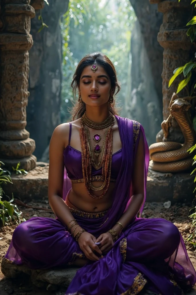 Ganesha meditating
