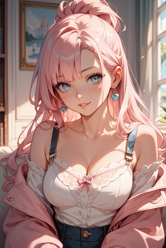 Chica anime con (YELLOW HAIR) y ojos verdes sentada en una cama, seductora chica de anime, Arte detallado del anime digital, Render fotorrealista de Anime Girl, Mejor fondo de pantalla de Anime 4K Konachan, Anime CG arte suave, hermosa chica de anime, Guweiz en Artstation Pixiv, Guweiz en Pixiv Artstation, Tendencias en ArtStation Pixiv