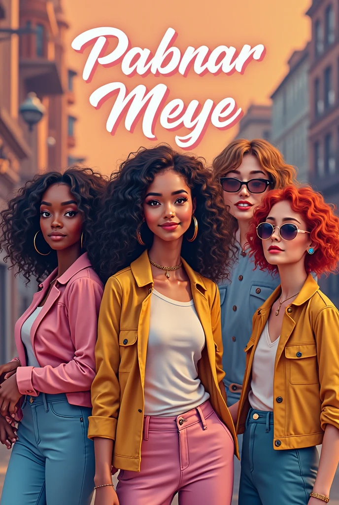 An image where you see people wearing 70s clothes, 80, 90 with the name ALEBRIJE that says classics night that the name ALEBRIJE appears that also says classics night with photos of women and men 