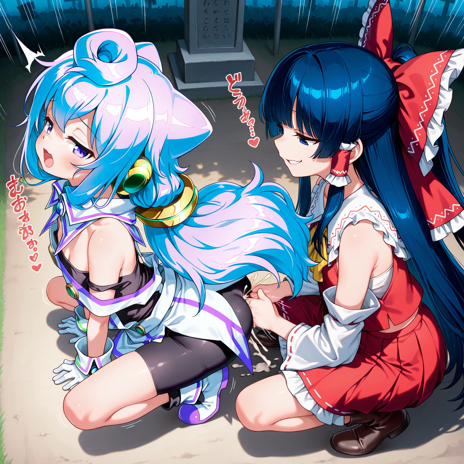 (masterpiece, best quality),best quality, (ultra-detailed), (3heads:1.5), 1girl, (label girl (dipp):1.3), masterpiece, ultra quality, ultra resolution, ultra detail, best quality, white top, crop top, ((stomach)), midriff, ((groin)), red skirt, normal ears, shackles, blue hair, very long hair, wavy hair, sidelocks, yellow eyes, parted lips, open belly, sweat, cute, open belly, toned belly, hand on own chest, eyelashes, (22 year old woman:1.3), (masterpiece:1.5), (best quality:1.5), (beautiful detailed extremely detailed CG, extremely delicate and beautiful, depth of field, (finely detailed face), (perfect details:1.2), (mature female:1.3), wide pelvis, slender, large veiny breast, 16k resolution, highres high quality, high definition, extremely detailed, masterpiece, best quality, blue hair, long hair, alluring presence, braid, short skirt, close up, big tits, young, star hair ornament, yellow ribbon, side ponytail, cabbie hat, hair ornament,