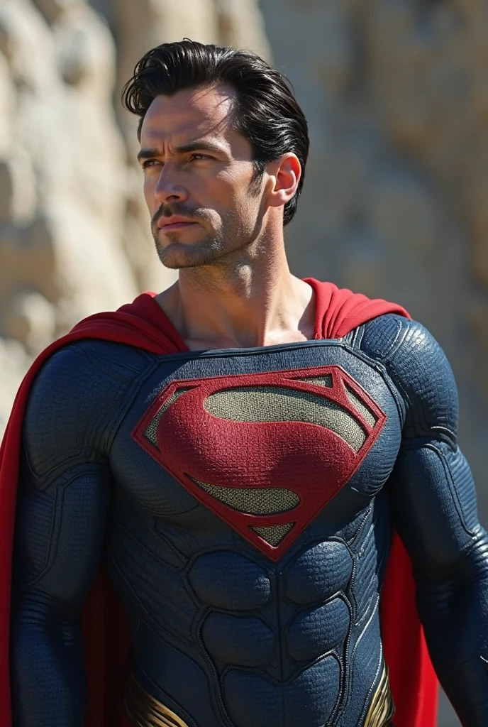 Generate illustrations of Superman without color. Capture iconic poses, facial expressions, and dynamic flying scenes to showcase the essence of the character. For an coloring book, thick line, cartoon style, no color, white background, only strokes