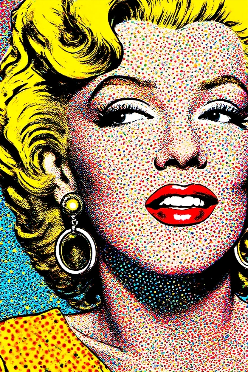 Masterpiece, coloring-book, lineart, perfect lineart, multicolor style, naked Marilyn Monroe