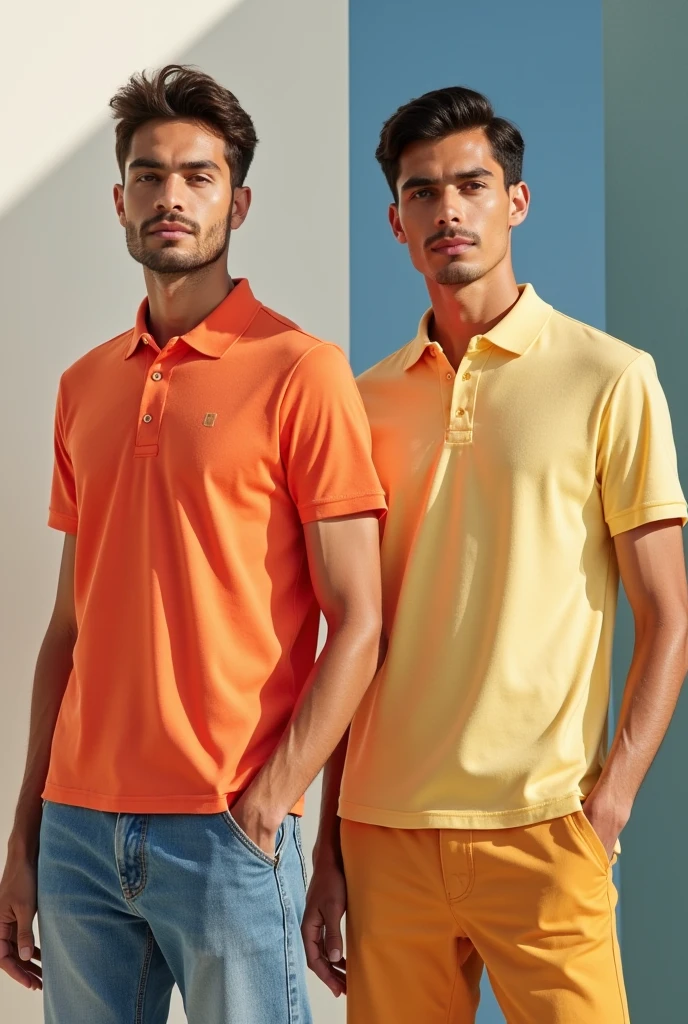 A man in Indian LUX VENUS undervest and LUX Classic underwear and with one man friend