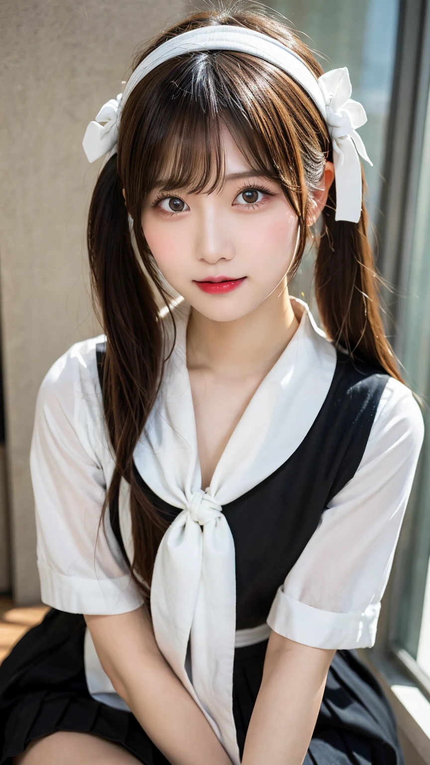 ousaka shizuku,love live! nijigasaki high school idol club,1girl,blue eyes,brown hair,long hair,ponytail,hair between eyes,red bow,bow,small breasts,medium breasts, hu tao,genshin impact,an extremely delicate and beautiful girl,twintails,black hair,red eyes eyes,shorts,black jacket,leather shoes,white short socks,flower shaped pupils, 3d, Stereoscopic feeling, full body, looking at viewers, Close-up shots, hand on hip, beautiful detailed fullbody, neat figure, girl, long hair blown up, short hair with long locks, Air bangs, long bangs between eyes, hair over shoulder, hair intakes, detailed black hair, floating hair, Beautiful face, light blush, furrowed brow, lovely big eyes, nail polish, medium bust, Bare navel, perfect and delicate limbs, black eyes, red bow, hair bow, earrings, Beautifully gorgeous necklace, flower, short dress, dress shirt, white panties, white footwear, flowing lace, crop top, white legwear, floral print cloth,