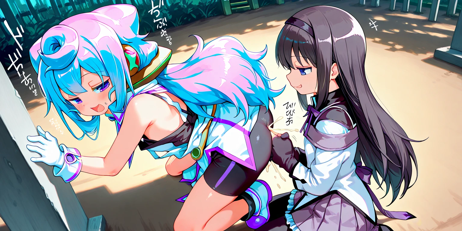 NSFW,masterpiece,Highest quality,High resolution,Super detailed,(Sword Art Online\), Purple Hair, Long Hair, Ahoge, Red eyes, Pointed Ears, hair band,leotard、Removable sleeves、Purple Skirt,Torn clothes,Iron Collar,Embarrassed,sexual excitement,Estrus,blush,(Ahegao),Climax face,((Squirting)),Sweat,heart,in the forest,(male),Having sex,Insert,Creampie,Massive ,From the side,Prone