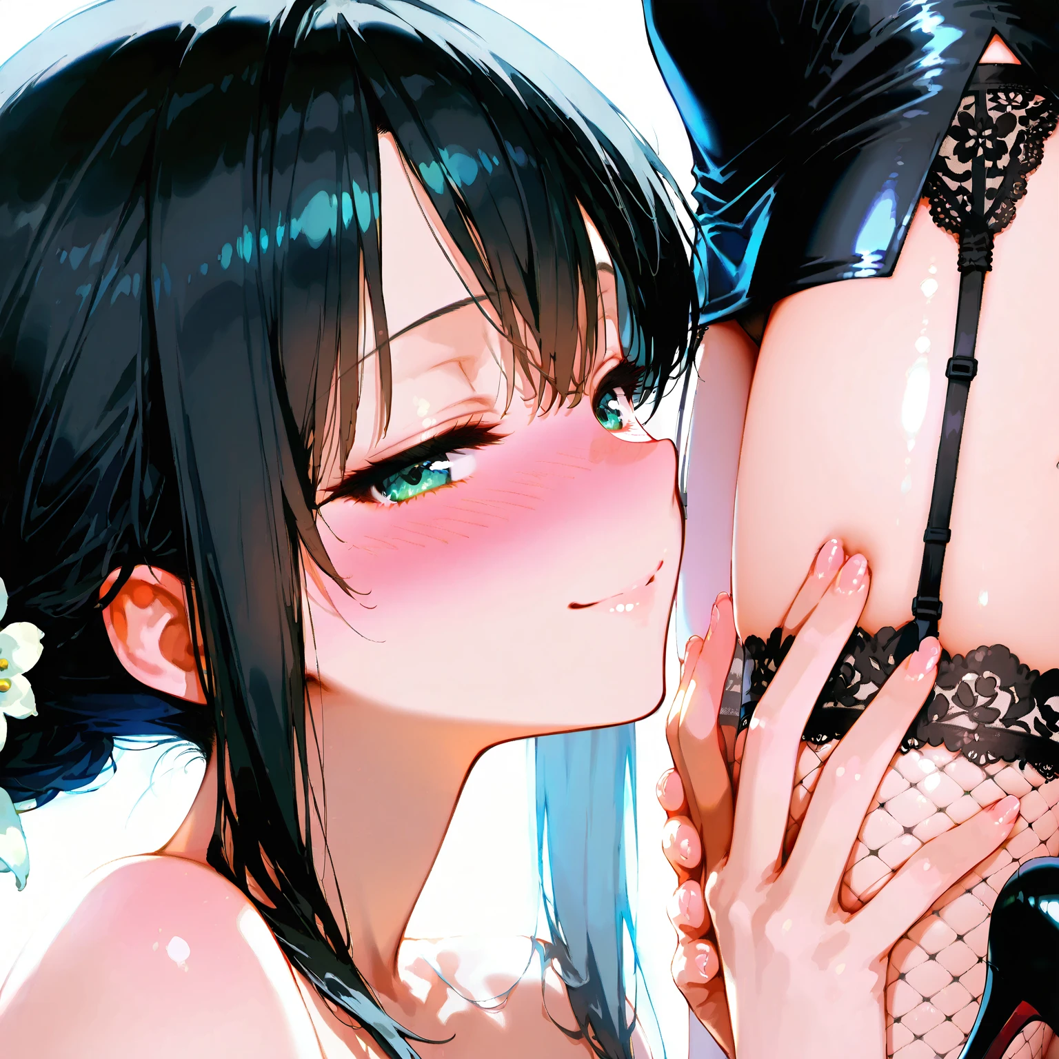 NSFW,Perfect human body,Villain, 200 Year Old Witch, Long black hair, The magic in her hands shines,,Purple Eyes,leotard,Gothic Lolita,Small breasts,Crotch crack,Bad Smile,sex,Put your hands on your crotch,pussy juice,Licking wet fingers,penis in pussy,Wearing a condom,Used Condoms,Two Girls,orgy,Smirking face,White Breath,Sticking out tongue,Saliva,kiss,symmetry,