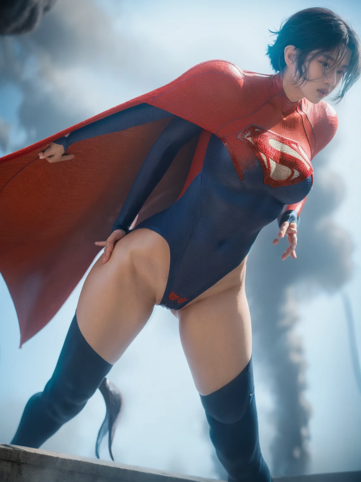 Justice((super girls))We(virann)was captured and thoroughly humiliated, ((Superman)), Attacked by a monster, Monsters and Sex, 
((meny girls)), (slender), (beautiful), (young), (Dainty), (thin), (muscle), ((Super Heroine)), (super girls), 
despair, 引き裂かれたMr.々Costumes, 破かれて肌が見えたMr.々Costumes, ((Torn costume)), Mr.々Close to the body(Hero Suit), Eye mask, (Star), ((Cape)), 
(tape gag), ((ripe)), (Losing virginity), (Proof of Purity), humiliation, (NSFW), (sex), ((orgy)), (group humiliation), ((gang rape)), ((female inferiority)), ((Penis in vagina)), ((vaginal veiny penis)), (Semen in the vagina), (Overflowing semen), Excess semen, 
((character focus)), (wide shot), ((superhero)), 
(best quality), (hyper detailed), (high resolution), (masterpiece: 1.2, Highest quality: 1.3)