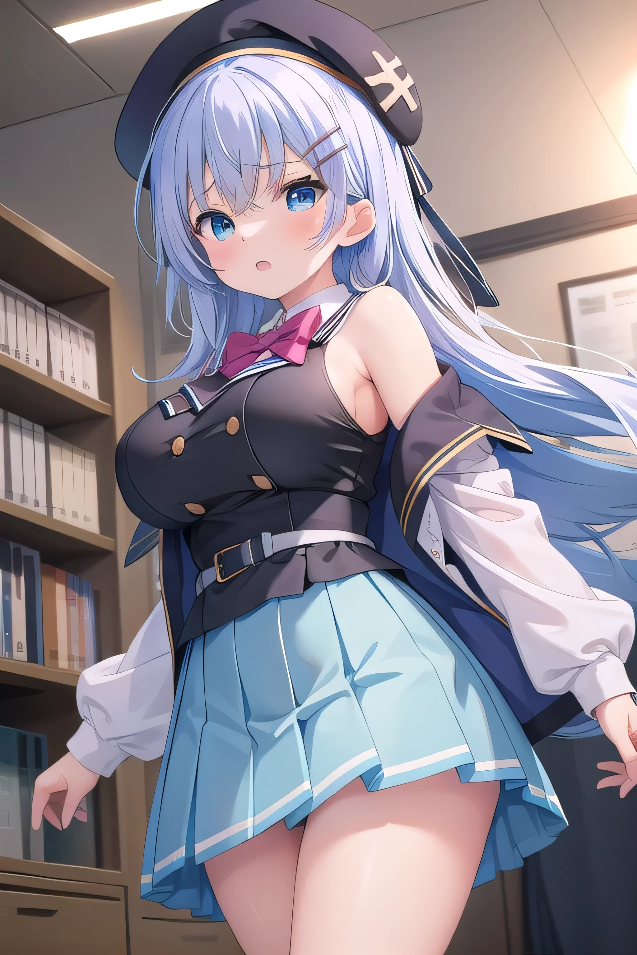 (((two person))), exceptional ,best quality ,(((two naked beautiful girls are talking side by side))), in school, wearing diaper and shoulder bag, (crying face), tear, long socks, uniform ribbon (((all girl's naked breast))), (naked nipple), embarrasing face thin legs , embarrassing ,(((sit and open her legs on school corridor))), (surrounded by many public view) ,cute eyes,2_girls,urine_stain,women,diaper,crotch stained