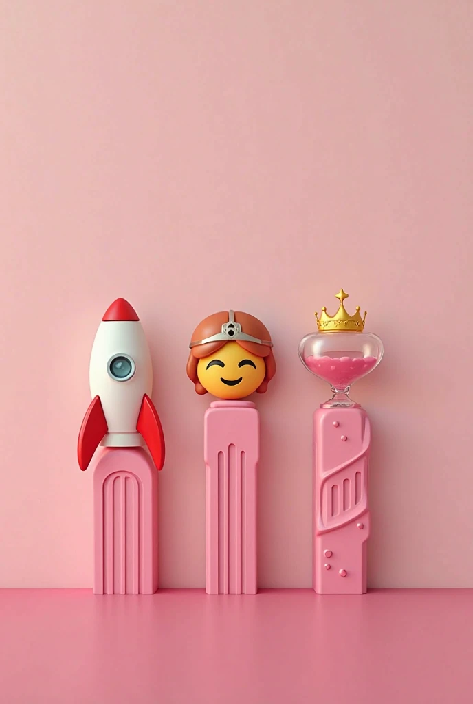 (photorealism:1.2), I need a shield, The shield should include some element that is used in a school such as notebooks or books, should contain some element related to the school subject of geography, It should include the family, An ice cream cone, All elements must be within the shield, Subtly incorporate the color pink.