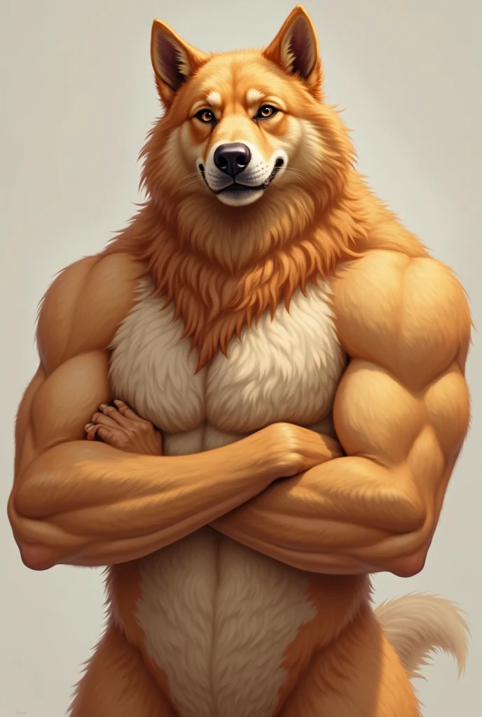 hi res, solo character, brown wolf, male, topless, frontal view, wearing a blue tight blue jeans, detailed bulge, penis outline, at a bedroom, by chunie, cowboy hat, pant down ,