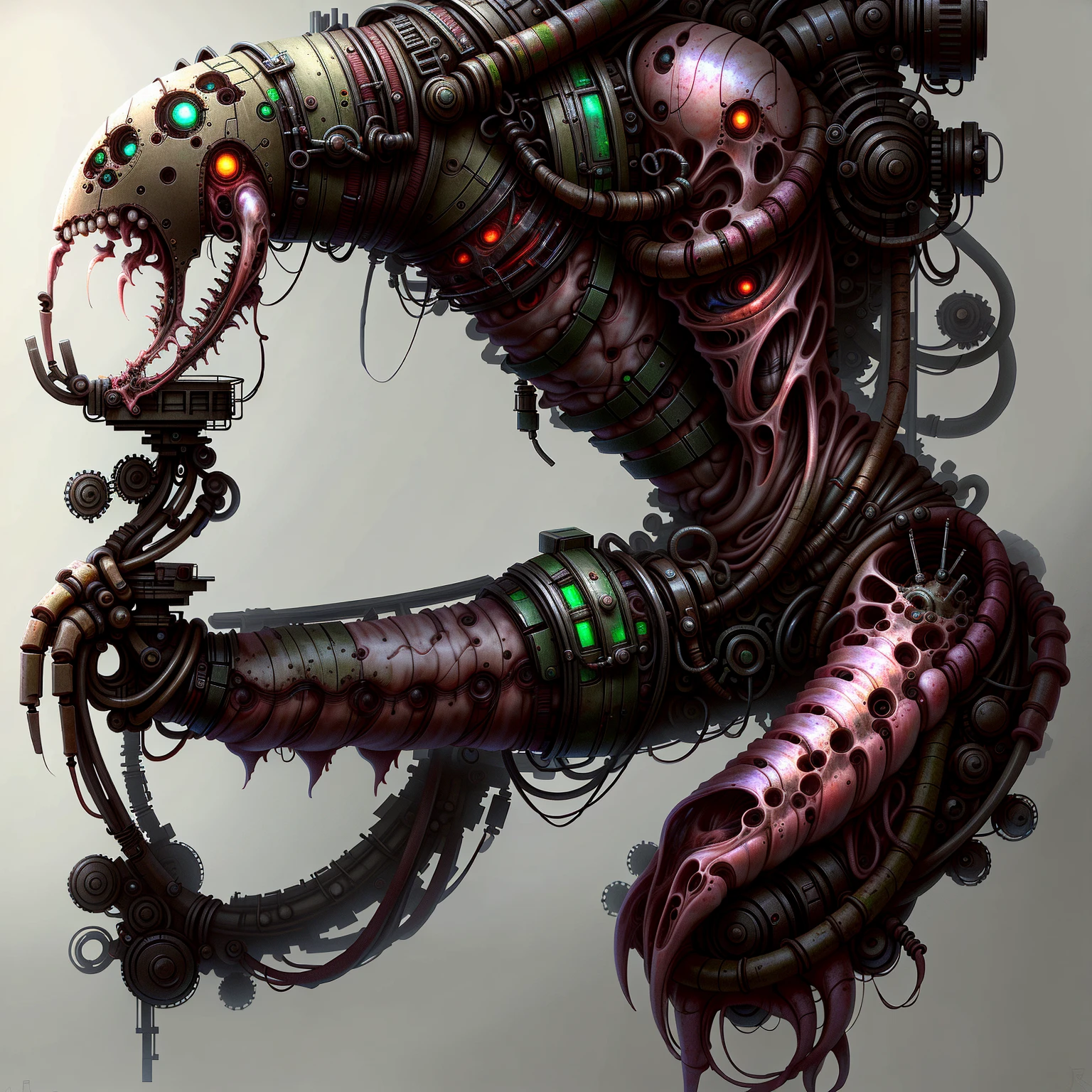 <lora:giger_8:.8>  hrgiger concept art,   coffee machine , biomechanical