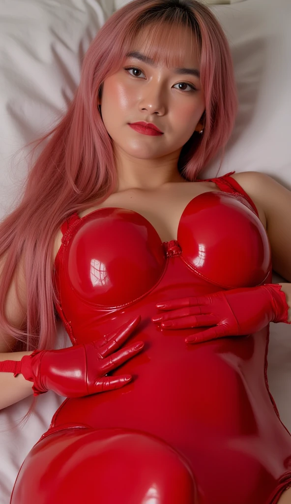 SeaArt Bot Txt2Img Default 2024/07/01 22:37:56 Expires in 30 Day(s) (masterpiece:1.3), ultra detailed, ultra high res, (realistic, photo realistic:1.37), high detail RAW color photo, professional photograph, (crisp focus: 1.2), (1 European girl, hot model, 18-years-old), with a perfect body, super fine face and eyes, (light makeup, [[[pink lipstick]]], eyeliner), ((view the viewer)), (Big smile), (bare shoulders), ((Ultra quality natural hair)), (((dark medium (((hair slicked to the two side))), extremely detailed))), (big full breasts:1.1), (narrow waist:1.3), medium ass, ((Whitens skin, slim face)), beautiful cheekbones, (slim belly: 1.3), (very slim, well-muscled body:1.5), ((Ultra-detailed face)), The attention to detail, Double eyelids, (??????:1.4), ((sexual pose)), ((black latex:1.32), ((big layer cut: 1.4)), [[short bodysuit laced, lace-upp]], ((Intricate detailed multi-layer bodysuit lace-upp ))), lacy ((white lacy:1.43)), (((black latex skirt)), long latex gloves,naval, (tattoed, symmetrical tattoes)，colar，sm queen style