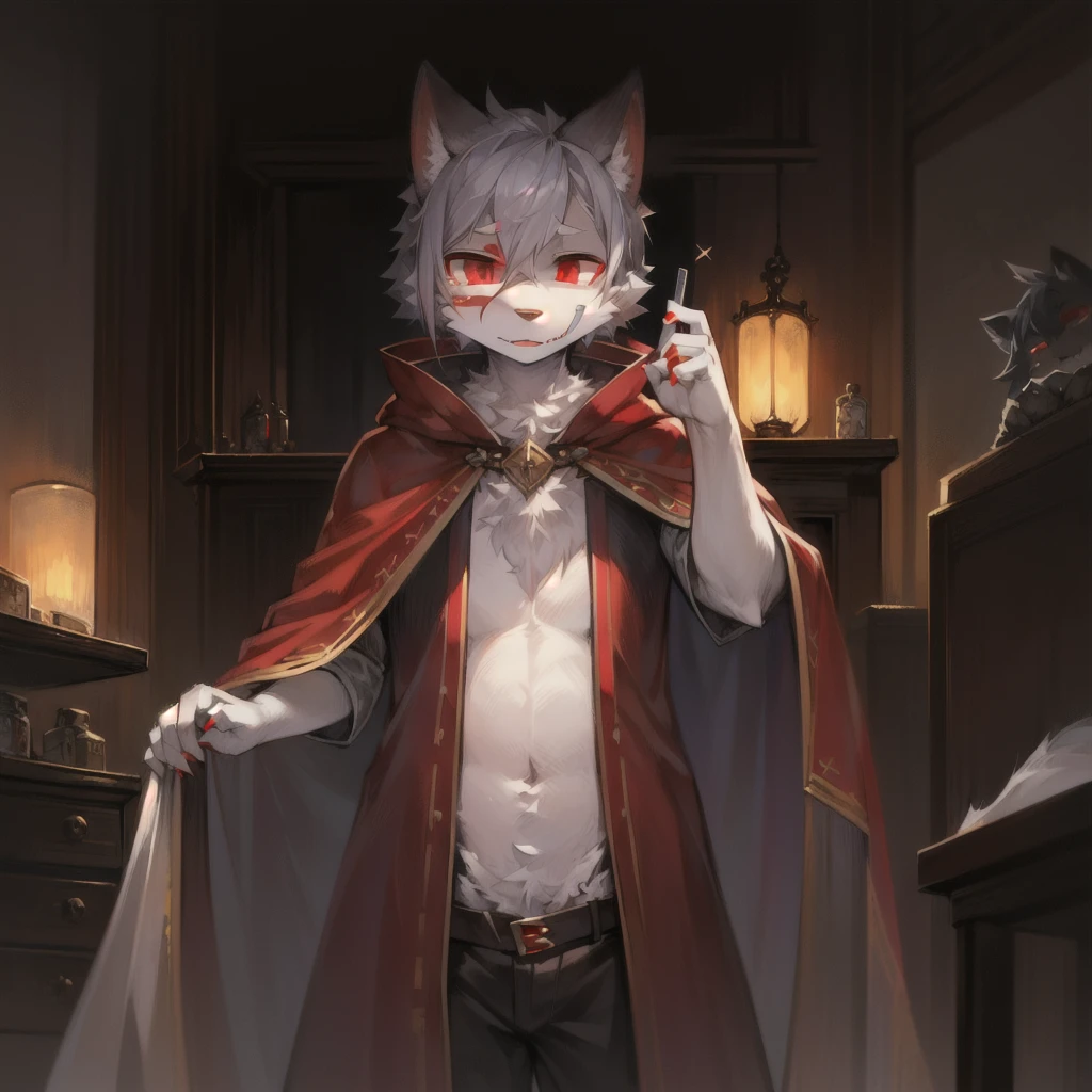 (Dark environment: 0.8), Masterpiece, High quality, abstract res, Digital painting\(artwork of a\), by Dagasi, Yupa, Kiyosan, (anthro, Fluffy fur, Character focus: 1.1), Short hair, Portrait , Bright eyes, in a panoramic view, Character focus. (Detailed background: 0.7), Solo, Furry, Furry male, Male focus, anthr, (Full body fur, Fluffy tail,, Purple eyes, Nudity, Masturbation, , , Astok, ,Big , Gray hair: 1.2), (Long Canine, Vampire, Cape: 1.2), (interiors, Night, Castle, coffin: 1.1),Dark black fur,White belly,There is mucus on the body,Canidae,an look of enjoyment,,,Stick out your tongue(A lot of mucus comes out),,,The erection,,,Mucus tentacles bind hands,eye closeds,,,Open-mouthed(There is white mucus at the corner of the mouth),,,(Male genital organs,The erection,There is mucus,Nobita Root),,,( With your hands ),,,There is mucus everywhere,,,The arms are tied by mucus tentacles,male people,full bodyesbian,on focus,独奏,Heavy sweating,White socks