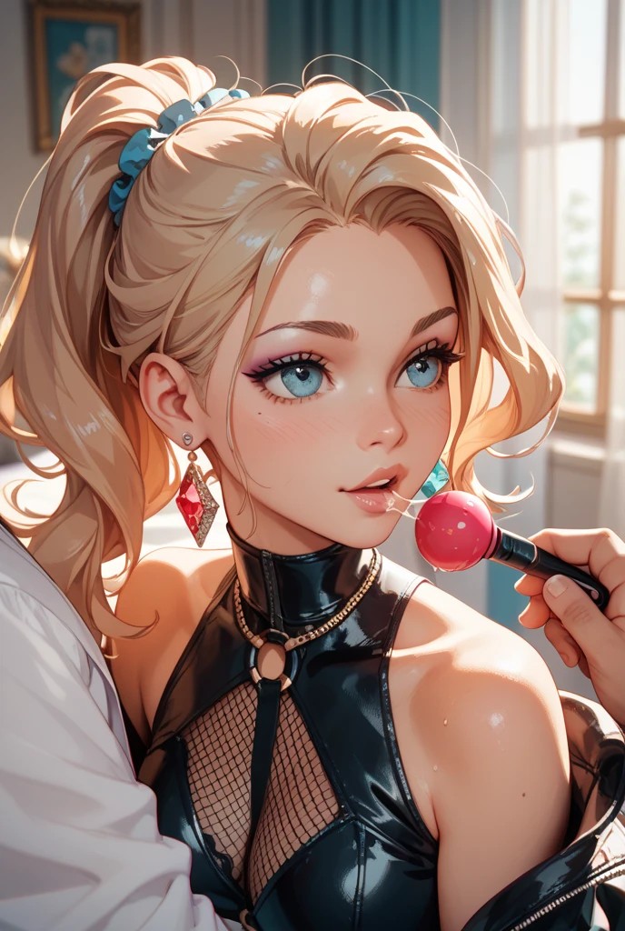 masterpiece, best quality, highly detailed, 1girl, solo, twintails, off-shoulder sweater, choker, jacket, hairband, looking at viewer, smile, blush, Wide Smile, Eyes Detailed & Wide, sexy Pose. Ultra HD, Rococo-Inspired Fantasy Art With Intricate Details. Cute, Charming Expression, Alluring-Gaze, looking at viewer Beautiful Eyes, An-Ideal-Figure. Large Youthful Well-Shaped-Breasts, Massive-Round-Bosom, Décolletage. slim waist, fit body, full lipsWarm lights , woman in a dreamy forest at night, with fluffy hair, delicate face, realistic, real, slim, large aperture, sexy shots, attractive poses,Stunnin gly beautiful merge of Scarlett Johanson. Alison Brie, Selena Gomez. symmetrical face, photorealistic, photography, path tracing, specular lighting, volumetric face light, path traced hairmaximum quality{(masutepiece) (8K High Resolution) (top-quality) In the style of breath of the wild.