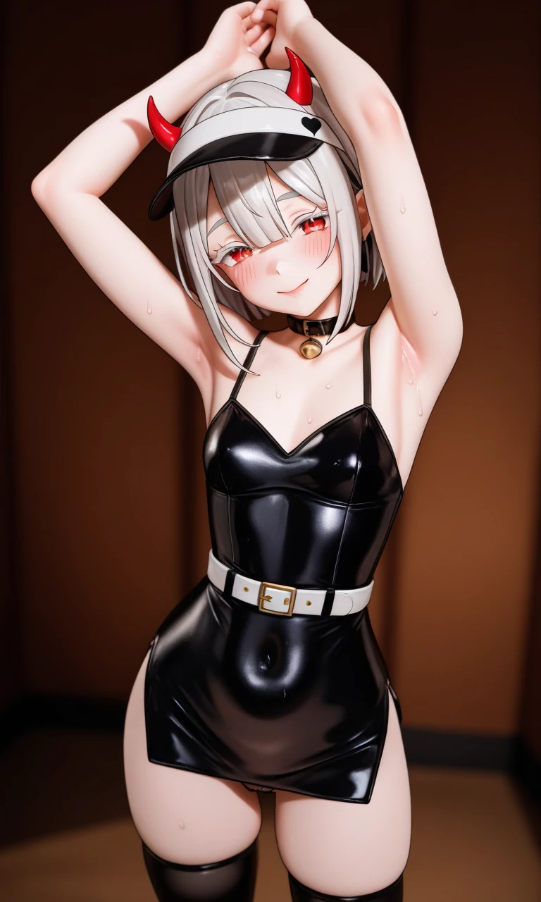figure,simple background,white background,white hair,short cut,1girl,short pants,sneakers, beautiful eye, full body,dancing,looking away,[realistic], [3d], smile, closed mouth,(8k, RAW photo, best quality, masterpiece:1.2), ultra high res, (((realistic, photo-realistic))), professional lighting, detailed lighting, professional photography, dynamic angle, high quality, high res, extremely detailed, bloom, depth of field, sketch, sharp focus, soft lighting, good composition, god light highlight, detailed, (((photorealistic details))), detailed skin, to8contrast style