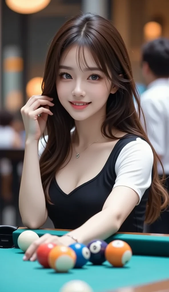 very beautiful girl; 
Age: from 18-20 years old;
skin: milk white, rosy and flawless, smooth texture, detail;
hair: long, yellow red, smooth, bồng bềnh dưới sunlight, detail;
eye: blue, charming, trang điểm high solution, true, long lanh, damp, siêu detail;
mí eye: delicate, đẹp perfect, detail;
eyebrow: cong, dear, high solution, detail;
face: beautiful like a fairy, holiness, light makeup, cân đối perfect, đẹp đến từng detail, tiêu điểm cực kỳ high solution;
nose: xinh, lovely, cao, detail;
cheekbone: prominent, detail;
lip: charming, (bright red lipstick), son bóng lovely, detail;
răng: Beaming smile, Lily-white, detail;
body: full of life, Tighten clothes, perfect;
accessory: chain, earring, bracelet;
Image quality: masterpiece, ((Lifelike:1.3)), Highest quality, non-NSFW, 8K CG HD, high solution, Super nice graphics, professional, detail, colourful, ultrafine, advanced techniques, RAW true, ((High resolution:1.3));
light: complex color combinations, black gold rays;
sunlight: twinkle, illuminate the girl&#39;s body;
((Full body photo of the girl)); ((Tank tops come in random colors:1.2)); quần jean ngắn; random sized breasts;