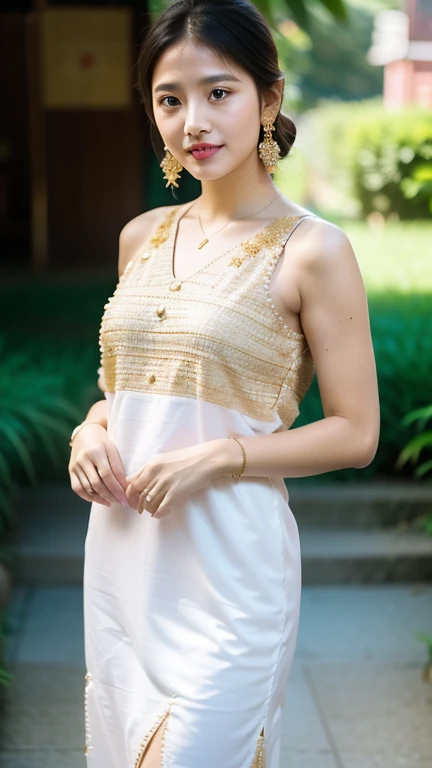 Lao-patterned archery shirt