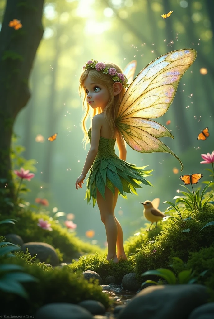 A fairy in the forest 