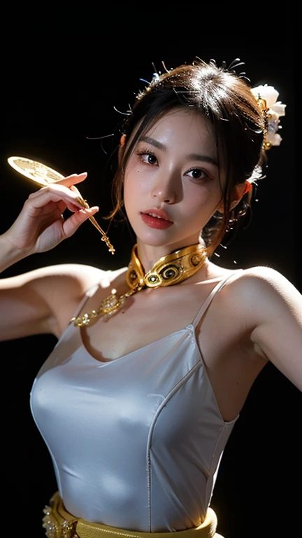 thin fog（tmasterpiece，k hd，hyper HD，16k）brunette color hair，15 year old girl，Multi-layer gauze skirt，Silver embroidered crown gold setting，Rouge lips，Cherry mouth，Focus on the neckline，Soft hair like slippery silk，Sparkling，Almost reluctant to look away，She wears a suspender cheongsam！Imagine that，She just wore a suspender cheongsam to shop in the bustling Sanlitun，One can't help but want to take a closer look。Take a closer look, desi，Her belly pocket is quite stylish，The skirt flutters in the wind，It's like adding a touch of energy to the whole street，Crocodile skin train，A sneak peek angle，（From the angle below），Sit in the seat of the train python，sitting in front，Zoom camera，head portrait，Head down and sleepy-eyed，Look at the ground， best qualtiy， hyper HD， （realisticlying：1.4），， A high resolution， the detail， RAW photogr， Sharp Re， Nikon D850 Film Stock Photo by Jefferies Lee 4 Kodak Portra 400 Camera F1.6 shots, Rich colors, ultra-realistic vivid textures, Dramatic lighting, Unreal Engine Art Station Trend, cinestir 800，