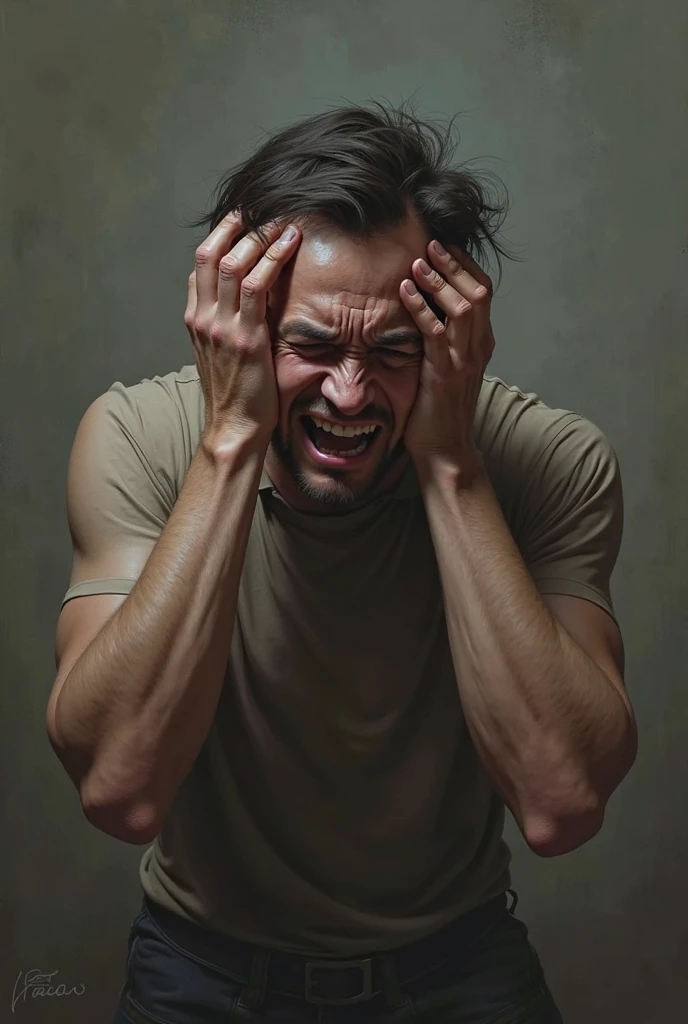 A person having excessive worry which causes an anxiety attack