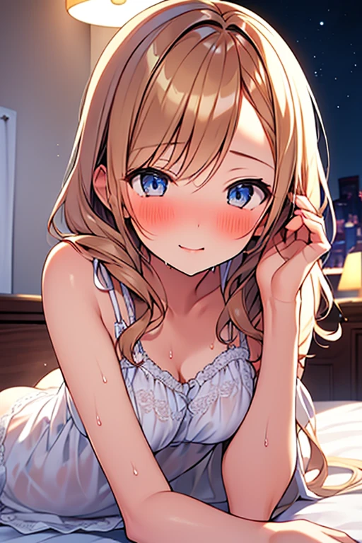 A beautiful detailed girl in a swimsuit lying on the bed, extremely detailed face and body, photo-realistic, 8k, ultra-detailed, realistic, masterpiece, natural lighting, soft colors, cinematic atmosphere, dreamy, elegant, serene, relaxed, high quality