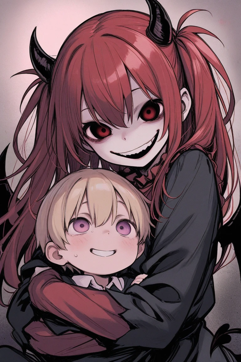 Little Devil 、child、creepy smile