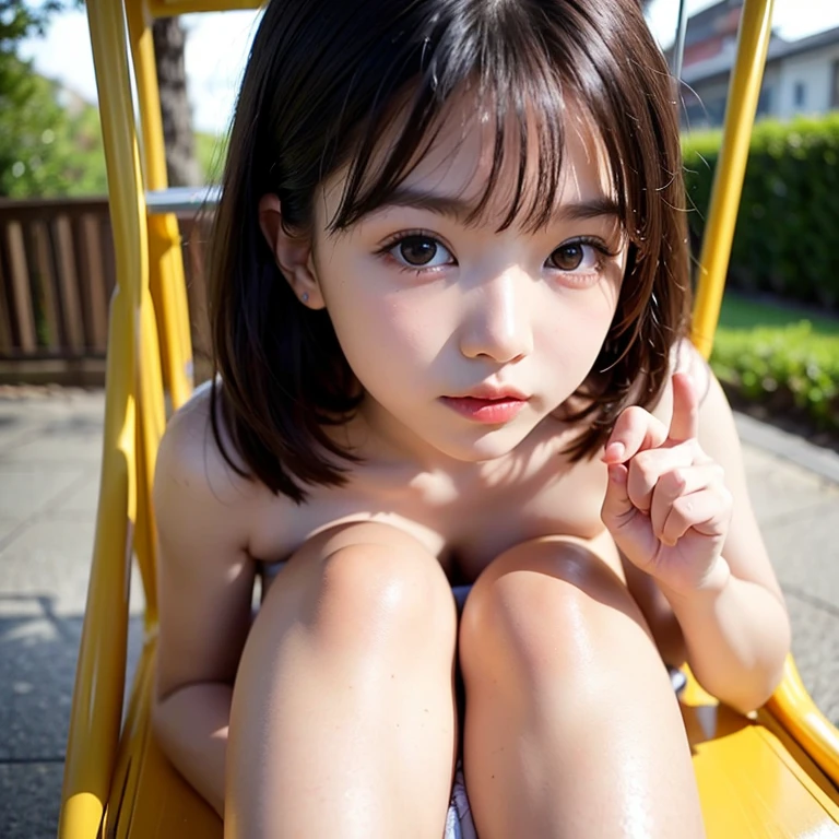 1girls, masterpiece, highest quality, disorganized, retro artstyle, 1980s \(style\)))), look viewer, (((Drooling on the beach))), (Madoka Ayukawa, long hair, full nude), (((fll nude))), knee shot, full blush, (((no Panties))),, Take a look here, (((nsfw))), view audience, short hair, 2girls, nsfw, Genitals are visible, (((See here))), nsfw, (Japanese girl showing off genitals:1.1), look viewer, hands on knee, cameltoe,