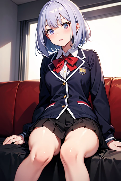 (Ideal:1.1), (perfect:1.1), (flawless:1.1), (highest quality:1.2), (best quality:1.2), street, 1girl, (sexy little girl:0.9), (evil smirk:1.1), (scary smirk:1.1), (loli:1.2), (child:1.1), (school uniform:1.1), detailed body, sexy thighs, small breasts, short hair, sexy eyes, high quality eyes, 4K, highest quality resolution, best quality resolution, best quality upscale,