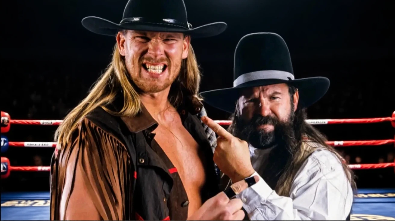 Create two characters with the following characteristics:
One 54 years old, big chest with hair and big nipples, strong legs, a pirate captain
The second character is 44 years old, big and strong, thick legs, will be on his back showing his beautiful ass and tattoo covering the other character who is his boyfriend