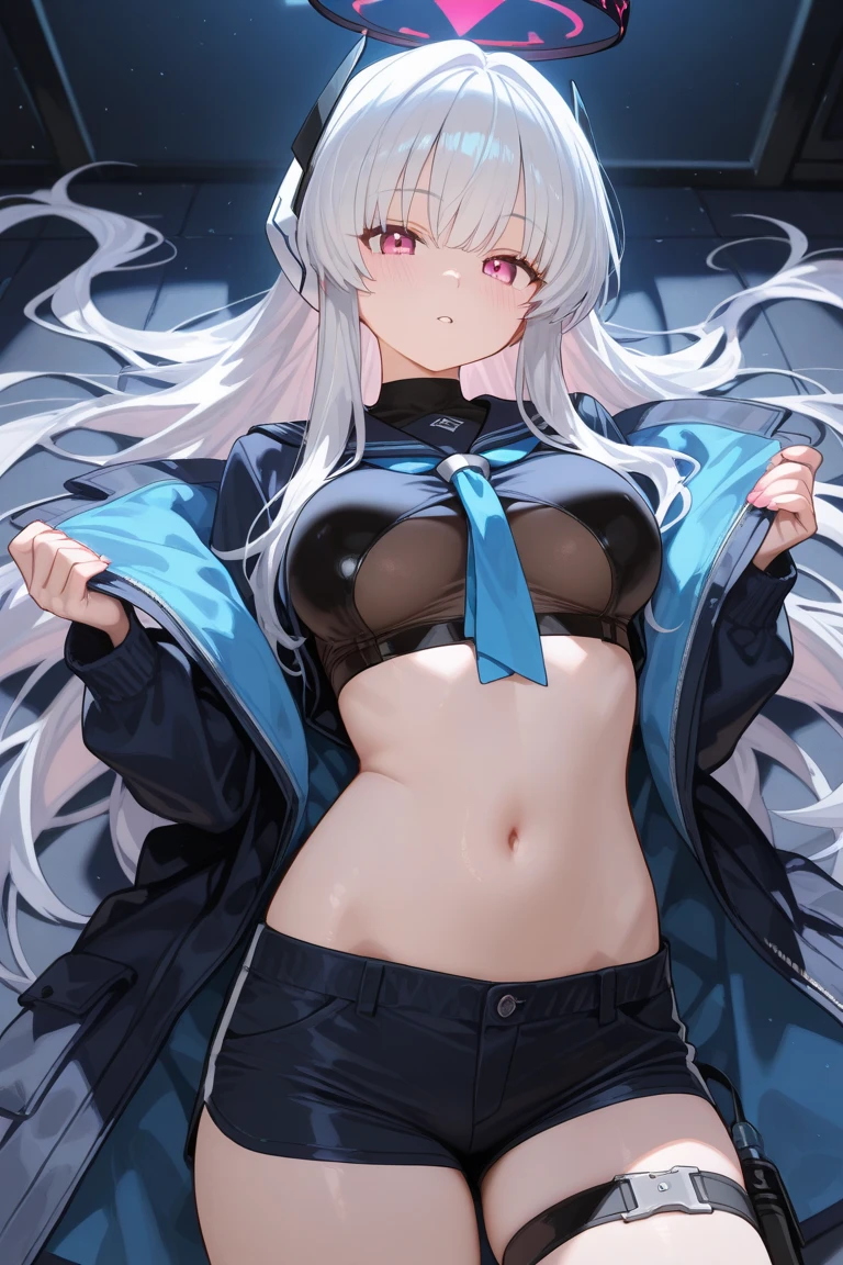 SilverAsh(Arknights),grey hair,animal ears,curvy body,wearing original clothes(torn off), holding a cane, big breast,big thighs, covered in blood(all over her body),bruised body,badly injured,gore, disturbing,icy background,midnight setting,very nsfw, uncensored.