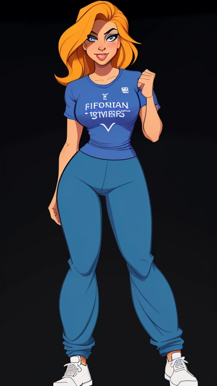 (cartoon style:1.2), Drawings of (Ginevra Molly Weasley), ssmile, perfect green eyes, face detailed, White background, fun pose, seducing gaze,Full body wearing the Sanserina uniform, beautiful medium breasts and wonderful body cartoon style digital illustration. Wearing pantiesJennifer Connelly , , white bra, green vest, sleeveless, へそ, blue jeans, Brown boots, gloves fingerless, short gloves, slightly-smile, shorth hair, wavy hair, parted bangs, blue colored eyes, wart under the right eye, old american west, sunny desert background, waist belt, best quality, Obra de arte Jennifer Connelly