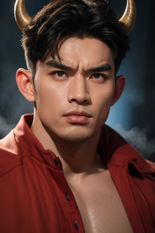 Chinese vampire young strong man
