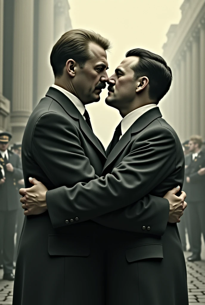 Nicolas Maduro and Elon Musk kissing