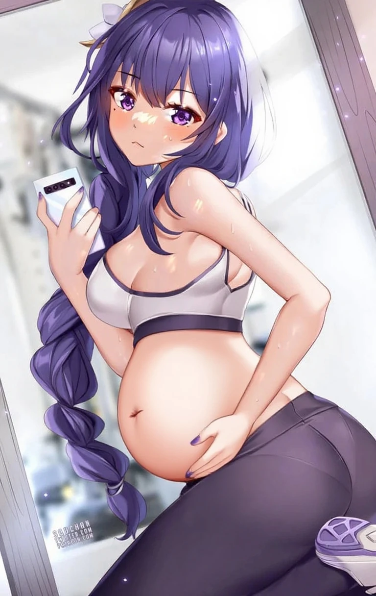 A woman wearing a short skirt is holding a cell phone, Tsk tsk, She has a jiggly, fat, round belly, , brother, big tummy, her belly is fat and round, Fat Chan, thick body, Tsk tsk build, (SFW) safe for work, brother proportions, Short full-length portrait!,,(big bust:1.5), (Black eyes with a slight purple tint:1.5), (Very white and long hair with a bluish tint, weak perm:1.5), (white sleeves wrapped around arms, oversized white shirt, oversized white shirt:1.5), (bare foot, round-rimmed glasses:1.5), (Belly Fat, muffin top, plump:1.5), (smiling faintly:1.5),(beautiful hands:1.5)
