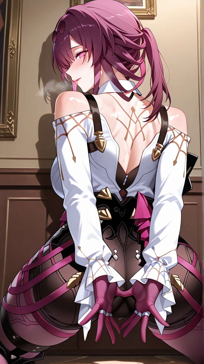 masterpiece, high res, detailed face, detailed eyes, anime screencap, 1 girl, solo, closeup, ((pained)), Scene of Defeat, torn clothes, black underwear, {{full face blush}}, {{{after sex}}}, {{{{closed mouth}}}}, {{{drivel}}}, {{{perfect nipples}}}, {{sweat drop}}, {{wet}}, {{nsfw}}, {{{{spread legs}}}}, {{{m legs}}}, {{{spread arms}}}, {{{{{exhausted}}}}}, {{{{unconscious}}}}, {{{{small breasts}}}}, gothic lolita, {{{medium hair}}}, {{{{half closed eyes}}}}, sc6, {{{{bare breasts}}}},