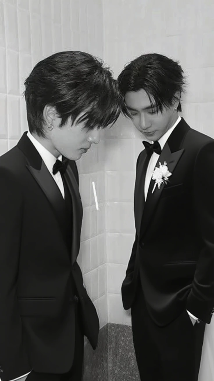 Mori ougai kissing a young dazai osamu from the anime bungou stray dogs