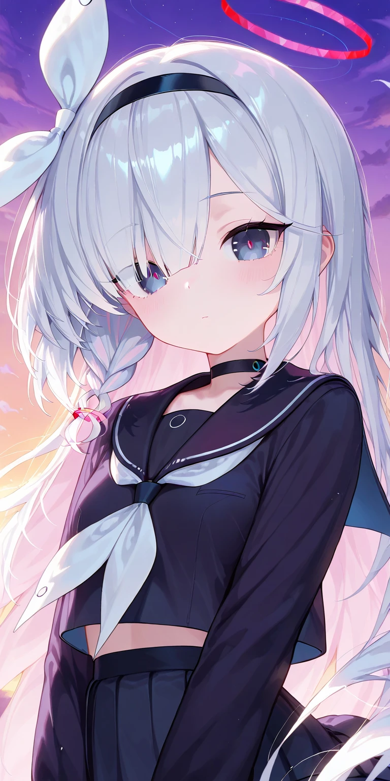 can you give me an anime drawing of a bunny girl human with powers that control the rain