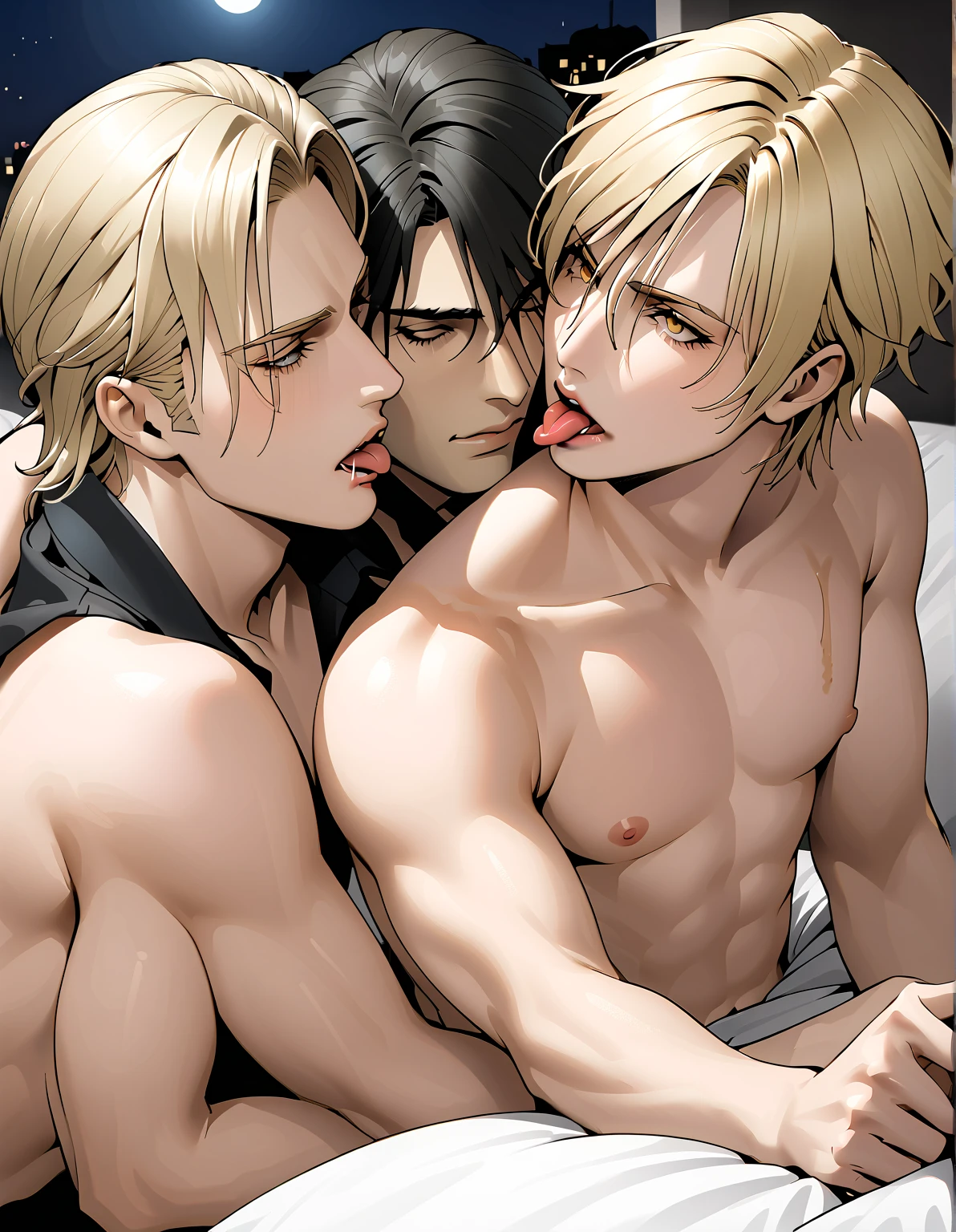 abs 23years-old ((warrior)) (black)-(hair)-(manly)-1(guy),multiple males,NSFW,latex high sleeveless,brief swimmer,bara,((midnight)) park,yaoi,bl,wet,sweat,steam,((blush)),((in heat)),tears,open mouth,drooling,masterpiece,((shiny))-(tan-skin),looking another,score_9, score_8_up, score_7_up, best quality, official art, official style, anime_caption, game cg, megami magazine, source_anime,male squirting,((netorare)),pubic indecency,(very darkskin)-(fat)-(man),BDSM,face to face,((erection nipple)),kiss hug handjob,mmm,multiple males,((gangbang)),((forced partners)) anal sex,metallic cock ring,grab leash,prostate milking,CMNM,discipline,male pubic stubble,pectorals,fellatio,blowjob,(((cum on body))),raven(fire emblem:the blazing blade),latex (thong),hunk,,student, uoy, thon, fyx,gea,oya,pyh,uji,zsh,sitting on person,hunks jocks,((sexual ecstasy)),harness,lighting,cinematic angle,(darkred)-(hair)-(tan-skin),(lightpurple)-(hair),((69 sixty-nine)), ((spooning))