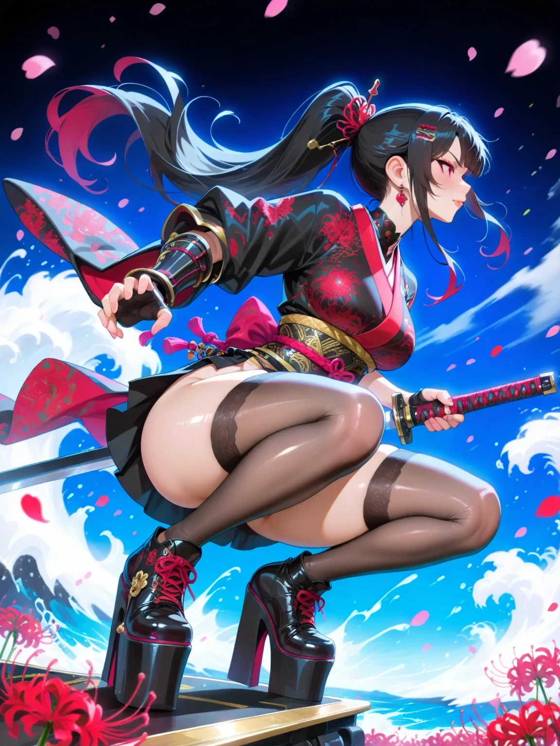 Top quality. Japan anime style. Girl. A world of swords and sorcery. Underwear. Pubic hair. Crawling and sticking out your butt --auto --s2