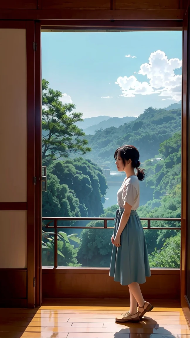 (masterpiece, Highest quality:1.2), One girl, alone