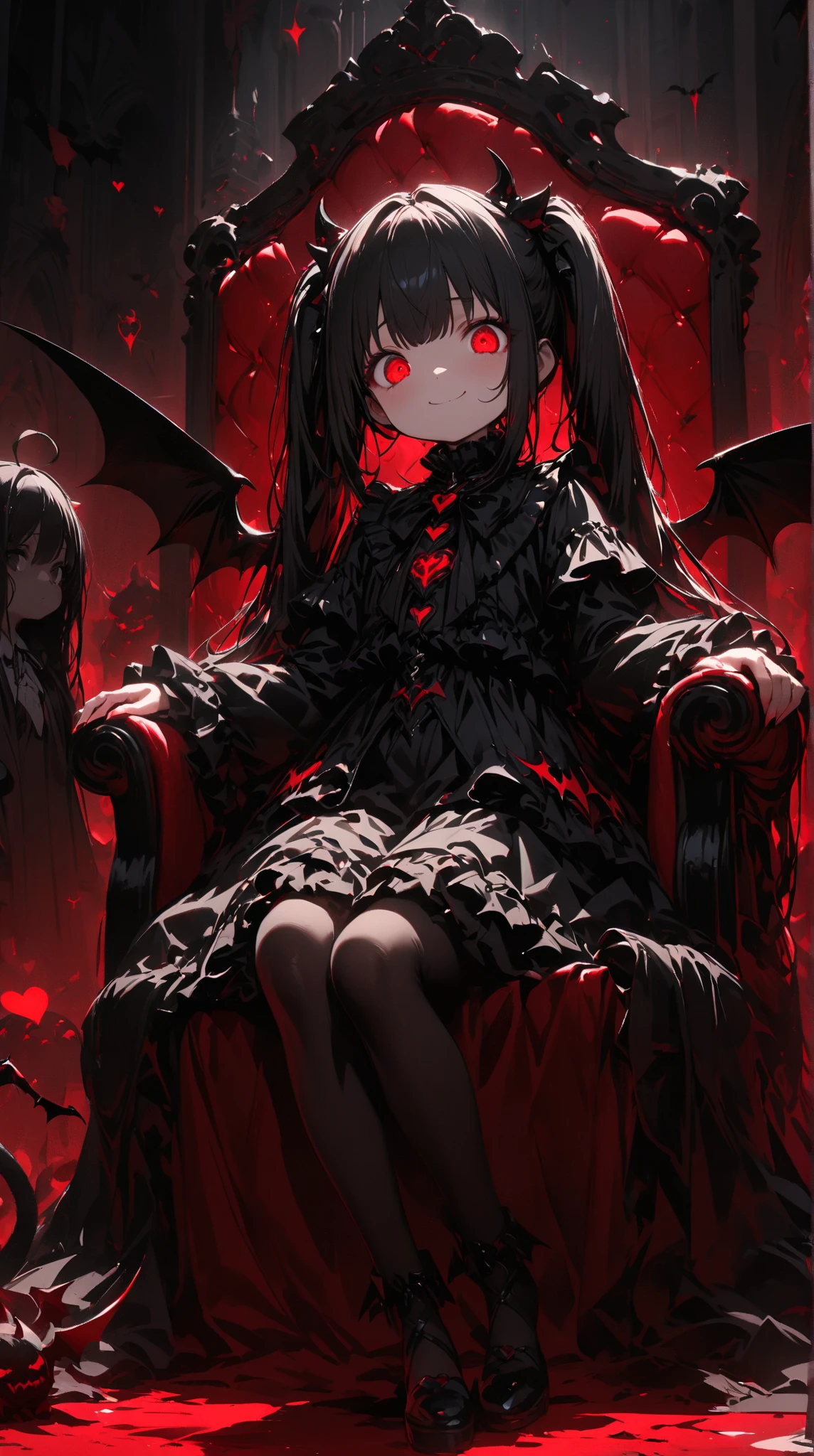 (Highest quality,4K,High resolution,masterpiece:1.2),Very detailed,Realistic:1.37,masterpiece, Highest quality, Exquisitely crafted, woman, beautiful, elegant, smile, Blood, iridescent Long Hair, bangs, skirt, shirt, Long sleeve, Frills, shoes, (Red and Black:1.4), flower, Spooky, Horror, 頭蓋Bones, Long Hair, Black Hair, Candles, Blood, hair flower, alone, hair ornaments, Bone, Sitting, doll, 頭蓋Bone, skeleton, Horror (theme),Spooky altar background,Dark fantasy,Red color scheme,Ominous atmosphere,Eye-catching,Storytelling,anatomy,Anime Style,Concept Art,beautiful細部までこだわった顔と (((Red eyes ))),Terrifying Ritual ,Satanic Ritual,Untimely Death,Unjust act,クレイジーなsmile,Scythe Face,Girl Monster, beautiful, Delicate facial features, Sharp Eye, Sharp Fangs, Pale skin, Thick chain, Dark Background, Cinema Lighting, Dramatic Shadows, Gothic style, Gloomy atmosphere, Dark fantasy, One Girl, , Please open your mouth wide, Open your mouth and baring your teeth,Sharp teeth like a beast, Wide lips, very wide mouth, Vermilion cheeks, ,(Bloodしぶき:1.4),Scary smile, laugh at,Fallen angel design, ねじれたsmile、Bloodまみれの、頭からの出Blood,、Bloodしぶき、,(Bloodしぶき:1.4),Crossbones, 頭蓋Bone,Horrorスタイル, ((Fantasy Fallen Angel Costume)), ((流れるようなBlack Hair)), ,(Bloodしぶき:1.4),womanの曲線, Sexy flat stomach, Perfect hands, Perfect anime face, ((White Lolita Dress)), Are standing, ((邪悪なsmile)), ,(Bloodしぶき:1.4), Steam circulates, Moonlight Illumination, night lighting, disaster々new devil horns,,(Bloodしぶき:1.6),アニメFallen angel design, ねじれたsmile、Bloodまみれの、頭からの出Blood,、Bloodしぶき、,(Bloodしぶき:1.4),Crossbones, 頭蓋Bone,Gothic architecture、Western architecture、Fantasy World、,Victorian cities, 骸Boneのガス灯,