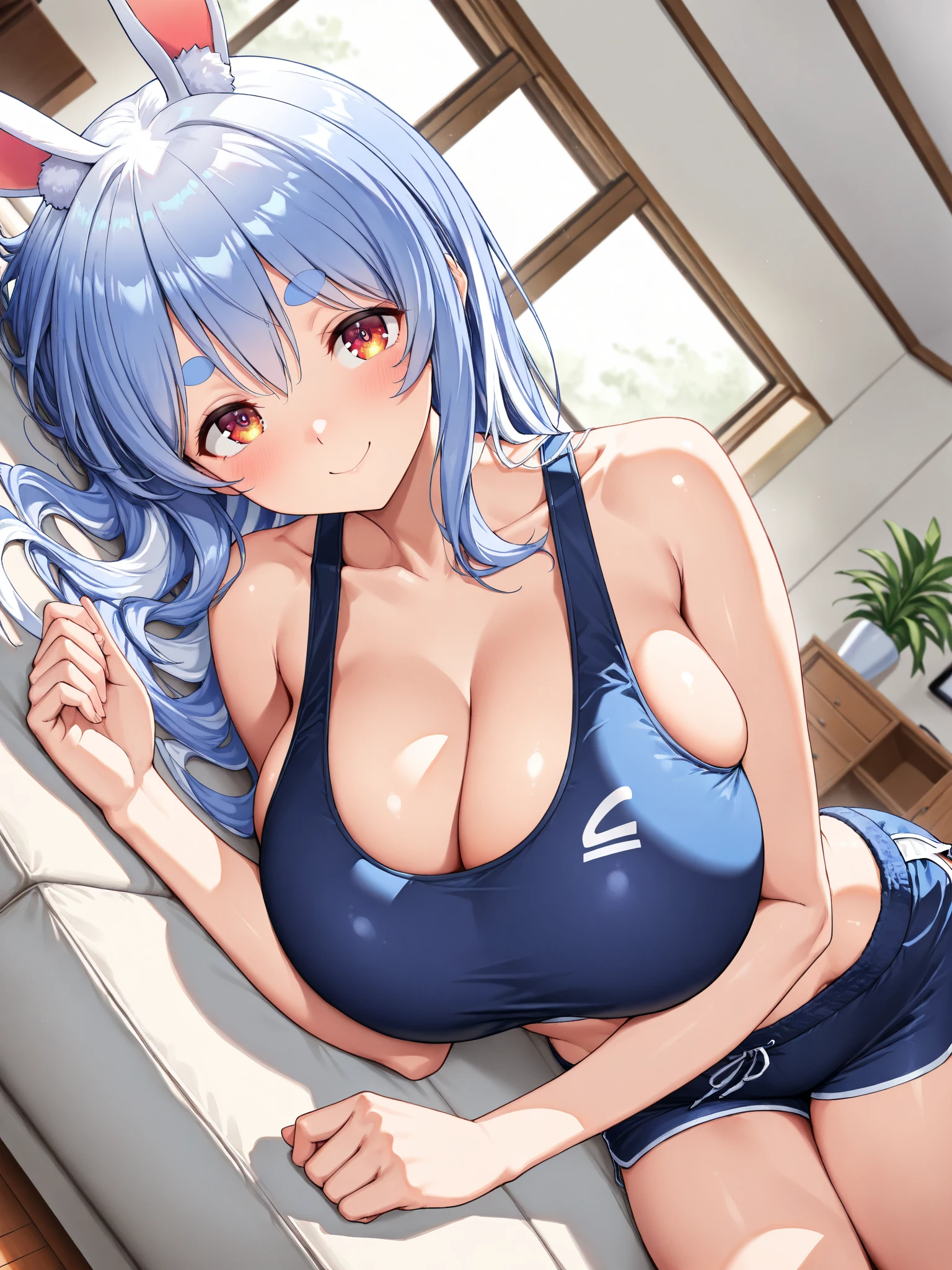 (best quality,8k,highres,masterpiece:1.2),red cocktail dress,beautiful girl at a party, ((overhead view 2))