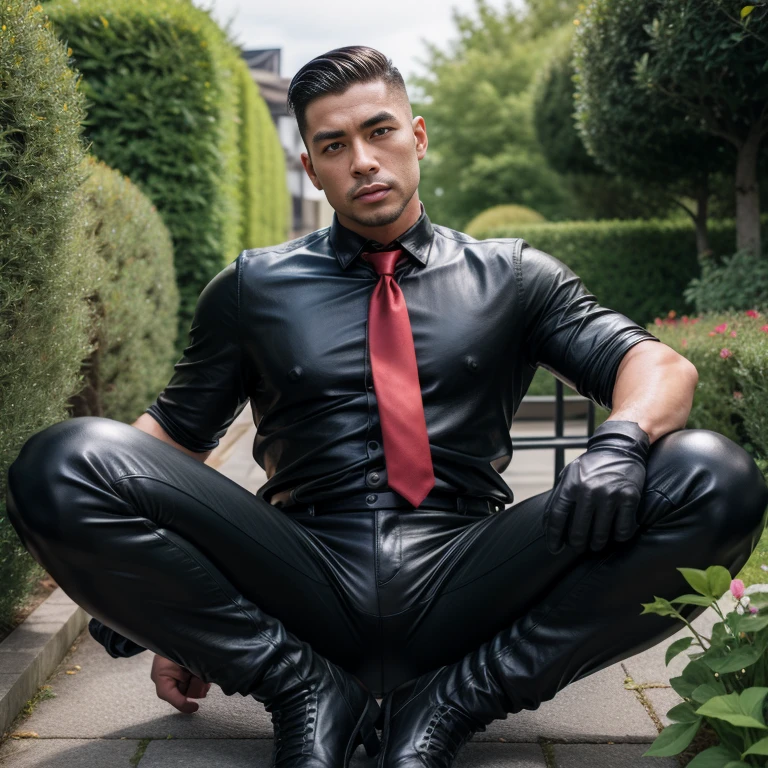 (photorealistic), masterpiece:1.5, beautiful lighting, best quality, beautiful lighting, realistic, real image, intricate details, everything in razor sharp focus, perfect focus, male focus, perfect face, extremely handsome, extremely muscular, extremely sweaty body, got wet, Photograph, masterwork, meticulous nuances, supreme resolution, 32K, ultra-defined, extremely shallow depth of field, RAW Photo, Highest Quality, Realistic, Intricate Detail, Masculine. Detailed face, balance eyes, Generate a dynamic and perfect image of a handsome korean man, handsome actor, 20 yo, full naked, show his big penis, long big dick masturbate, very muscular, with striking blue eyes, short black hair, and parted lips, exuding confidence in a stylish leather jacket, (tight and short leather thong):1.5, and fashionable footwear. Envision him riding a motorcycle on a scenic road. Request meticulous attention to detail for him attire, expression, and the overall scene, aiming for a photorealistic masterpiece capturing the essence of a fearless and fashionable man enjoying a ride. voluptuous chest, large and muscular arms and legs, voluptuous sexy, topless, detailed penis, good shape penis , super detailed penis 