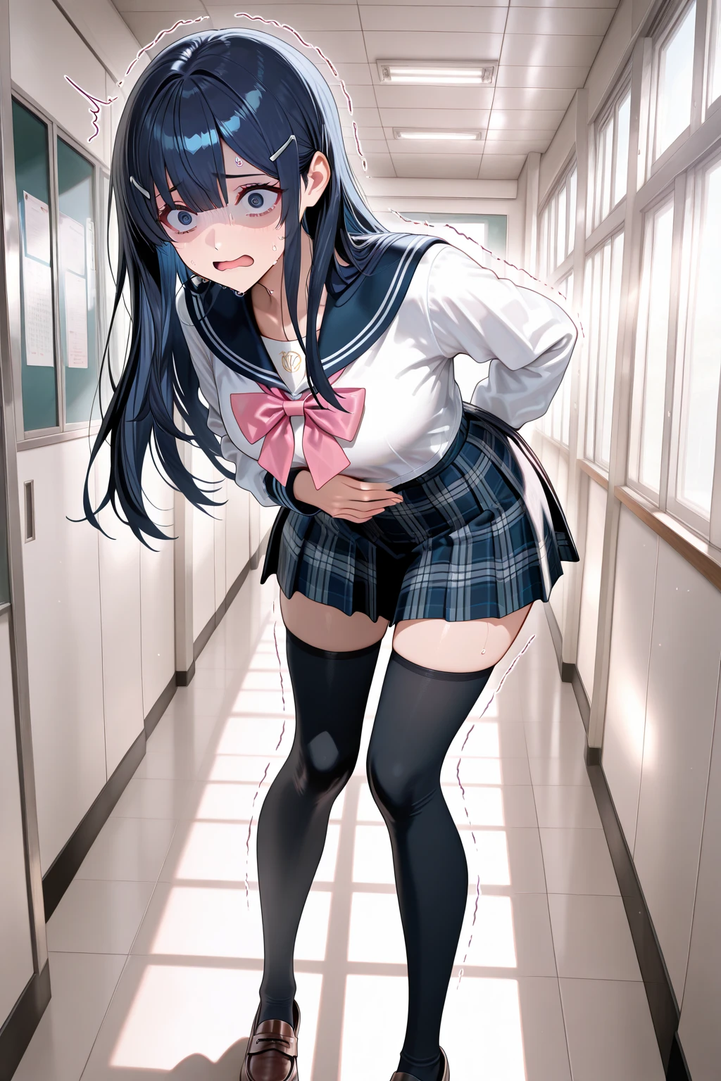 Pov Lydia, a 6 foot tall female student with long black hair and a with a very short skirt, te empuja al suelo en el patio de la school, since you are a nerd. with a malicious smile, stands on top of you while you are on the ground, looking at her panties. tall girl, Scholar, uniform, 6,0ft, sexy, bully, Sexy legs, photo from bellow, Pov, mocking, bad, photo from the ground, Pov desde el suelo, school, students, angry, bullyng