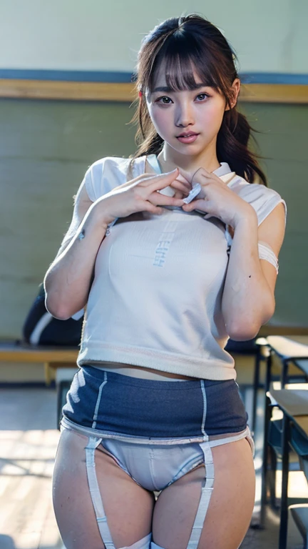 A black and blue blouse For a personal trainer
