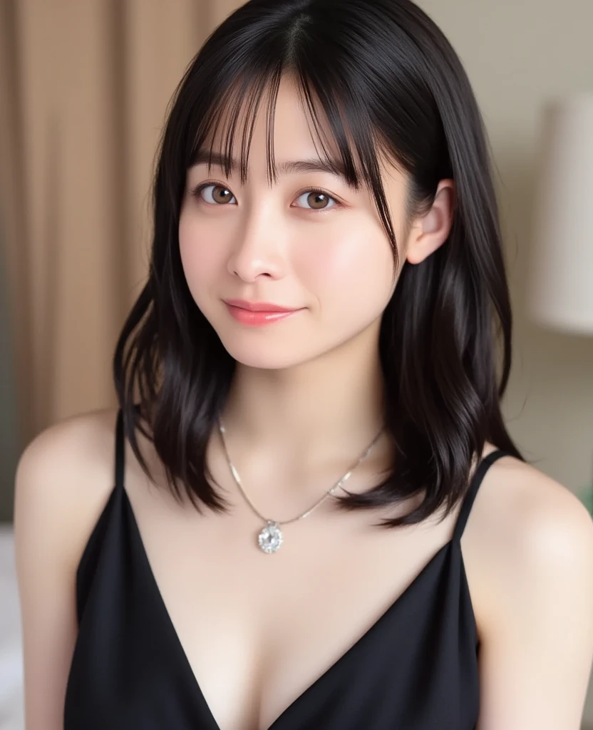 Top-quality Realistic,Official art,Highly detailed CG Unity 8k wallpaper,ultra-detailliert,hight resolution,Physically-based rendering,Magnificat,finely detail,masterpiece,Best Quality,ultra detailed, Face Light,Mature beauty,Beautiful girl,1girl,moist lips,sexy lips,Sexy smile,Gentle smile, 20 years old, Beautiful bare skin,Smooth bare skin,(Beautiful and radiant skin), big well-shaped breasts, beautiful cleavage,beautiful Mature body,swept bangs,(short hair:1.3), beautiful detailed eyes,model shoot style,Japanese Idol, Full-body,((Sitting beside a large white marble fountain)),BREAK,(Sit in the fountain:1.2), (black see-through tank top:1.2), BREAK,(Dark red pleated skirt:1.3),BREAK,(Heart shaped necklace),(Triangle ornament earrings),BREAK,(upper body:1.3),(Crossing your legs:1.2),looking down,shoot from below,gentle smile like a goddess, ((Extreme close-up)), large breasts 