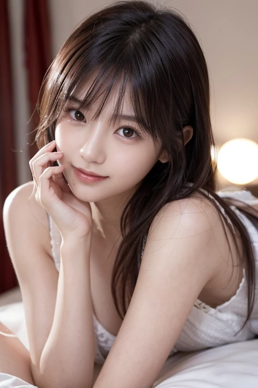 (Browsing Caution:1,4),Mix 4, (8k, RAWphotograph, Highest quality, Tabletop: 1.45), (Realistic, Realistic: 1.37), and, cute, bed,illumination, night, プロのillumination, photographn mapping, Radio City, Physically Based Rendering, Gradient Brunette, 高品質のphotograph, High resolution, 1080P, (Beautiful face), (Detailed facial depiction), (Detailed description of the hand), (Delicate CG), 極端な光and影, Rich details, (Detailed facial features), (Highest quality), (Fine Eyes), Look in front of you,Beautiful woman, Highly detailed face, Highly detailed lips, Fine Eyes, double eyelid,  超High resolution, (Faithfulness: 1.4), photograph, 1 person, [(sad)],  , Thin limbs, sunlight, movie, Cool pose, I Cup, Highest qualityな完璧なボディ, photographのような, (1 person: 1.3), Perfect balance, (Huge, Perfect breasts, Areola),(Realistic, Photorealistic:1.37),1 personの少女, Cowboy Shot,Professional Lighting, Photon Mapping, Radio City, RAWphotograph、(Photorealistic:1.4)、Octane Rendering、Complex 3D rendering with ultra-detail, Studio Soft Light, Rim Light, Vivid details, Super Detail, Realistic skin texture, Highly detailed CG Unity 16k wallpaper, compensate, (Detailed Background:1.2),Highest quality, 超A high resolution,,((Light on face:1.2)),((movie照明:1.2)),(Photorealism:1.4),((30 piercings in left ear)),((necklace)),((A woman who always smiles)),((nightのプールサイド:1.4)),((Lighting on face:1.5)),((Upper Body:1.2)),((Delicately depicting the face:1.2)),((Black hair color:1.4)),(Pixie Cut:1.4),,(((Completely naked))),(((nsfw))),(((Completely naked)))