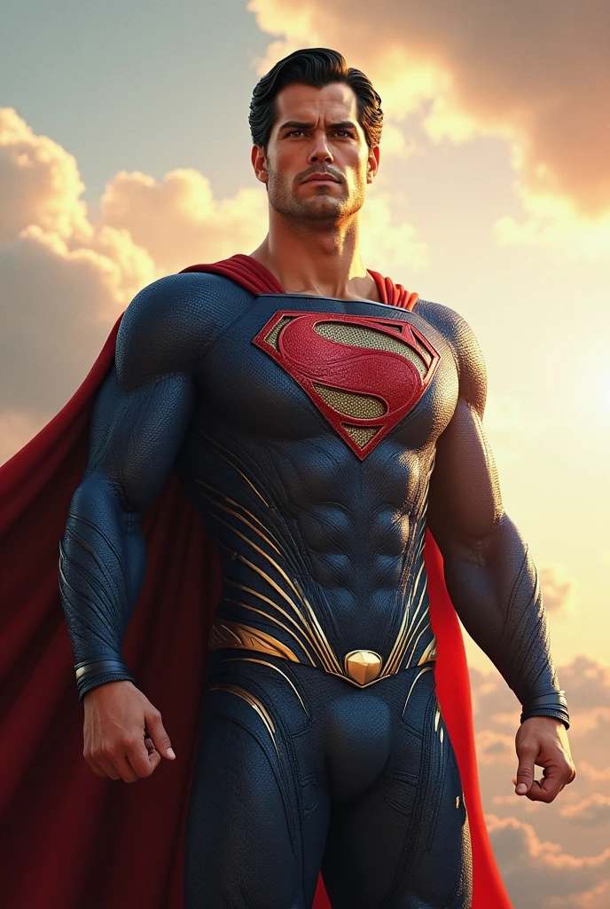 Click bait YouTube thumbnail, horizontal, includes superman